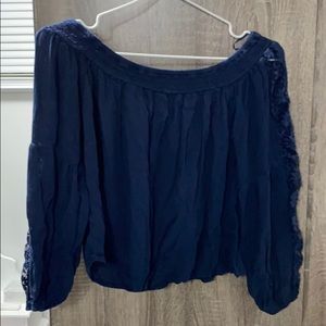 off the shoulder long sleeve